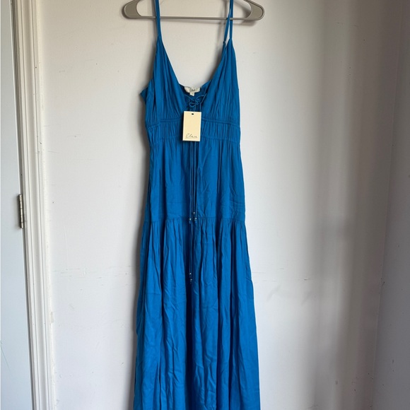 Elan Women's Maxi Dress in Vibrant Blue - Picture 4 of 4